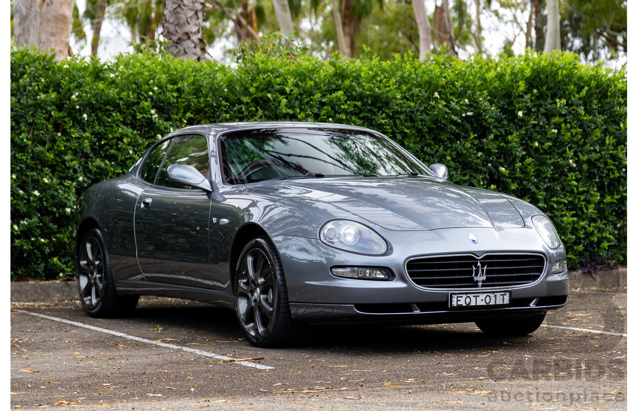 7/2005 Maserati Coupe Cambiocorsa 2d Coupe Grigio Alfieri Metallic Grey V8 4.2L