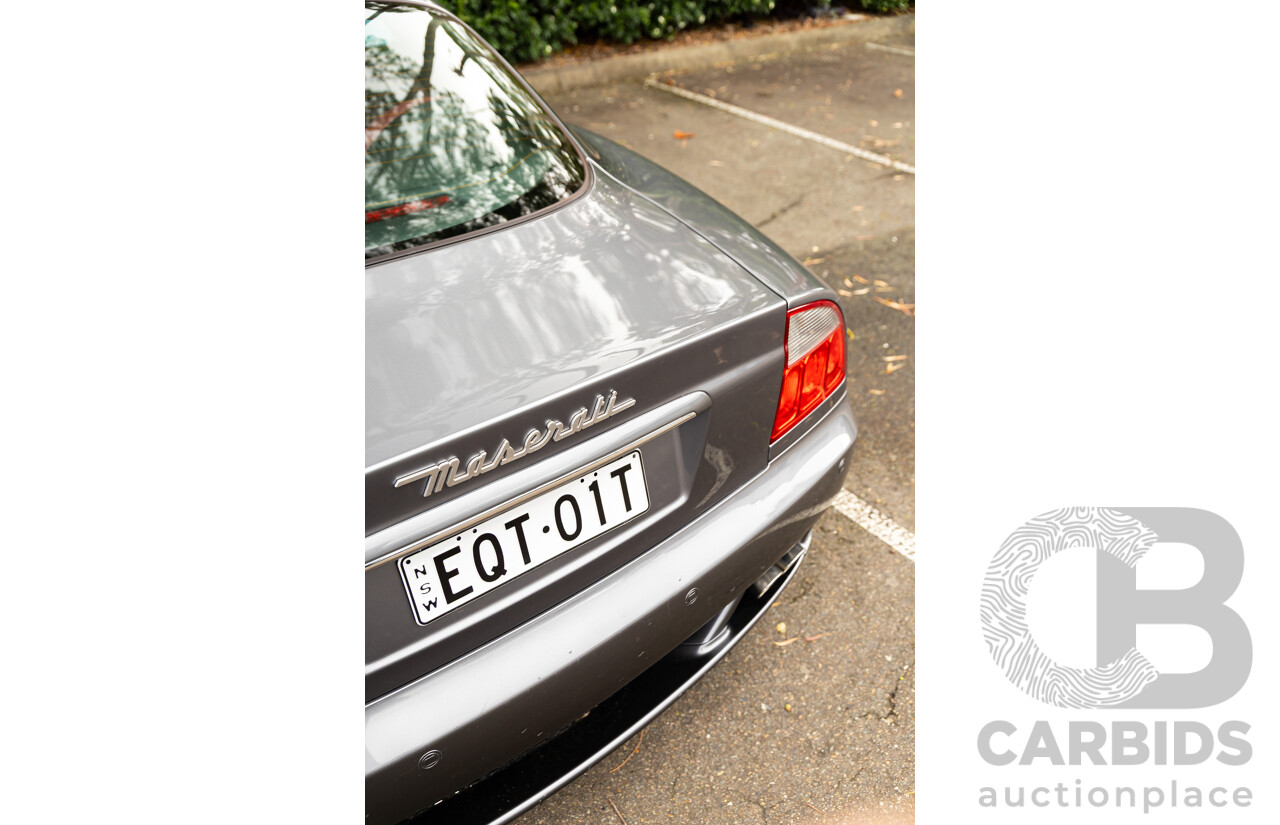 7/2005 Maserati Coupe Cambiocorsa 2d Coupe Grigio Alfieri Metallic Grey V8 4.2L