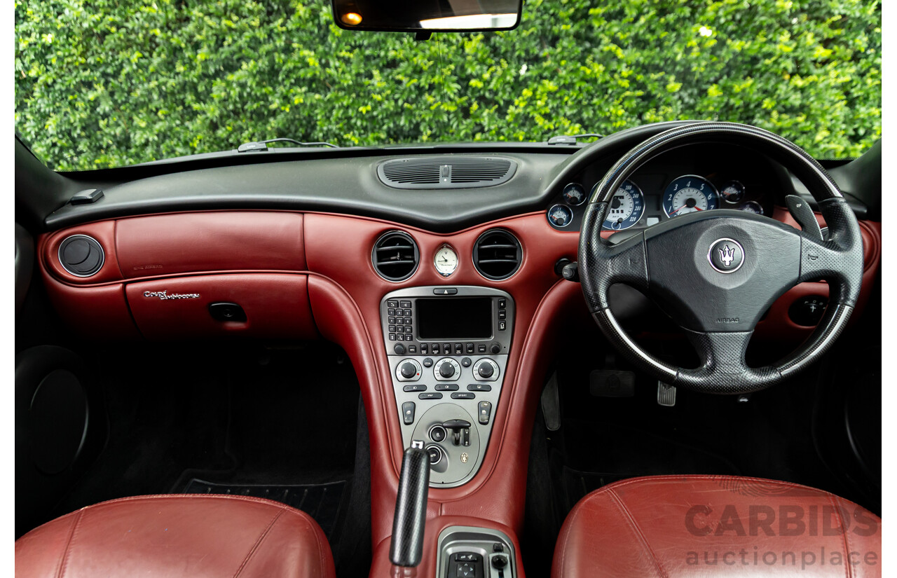 7/2005 Maserati Coupe Cambiocorsa 2d Coupe Grigio Alfieri Metallic Grey V8 4.2L