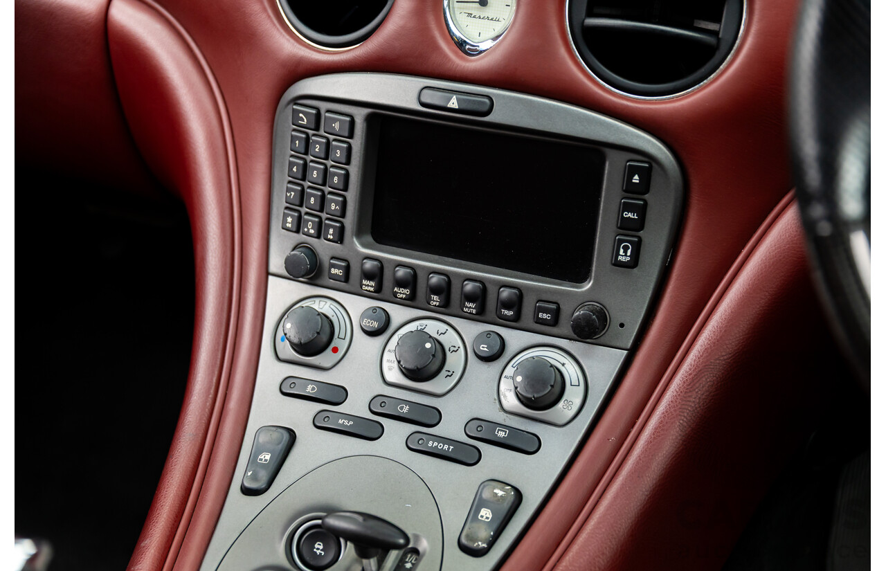 7/2005 Maserati Coupe Cambiocorsa 2d Coupe Grigio Alfieri Metallic Grey V8 4.2L