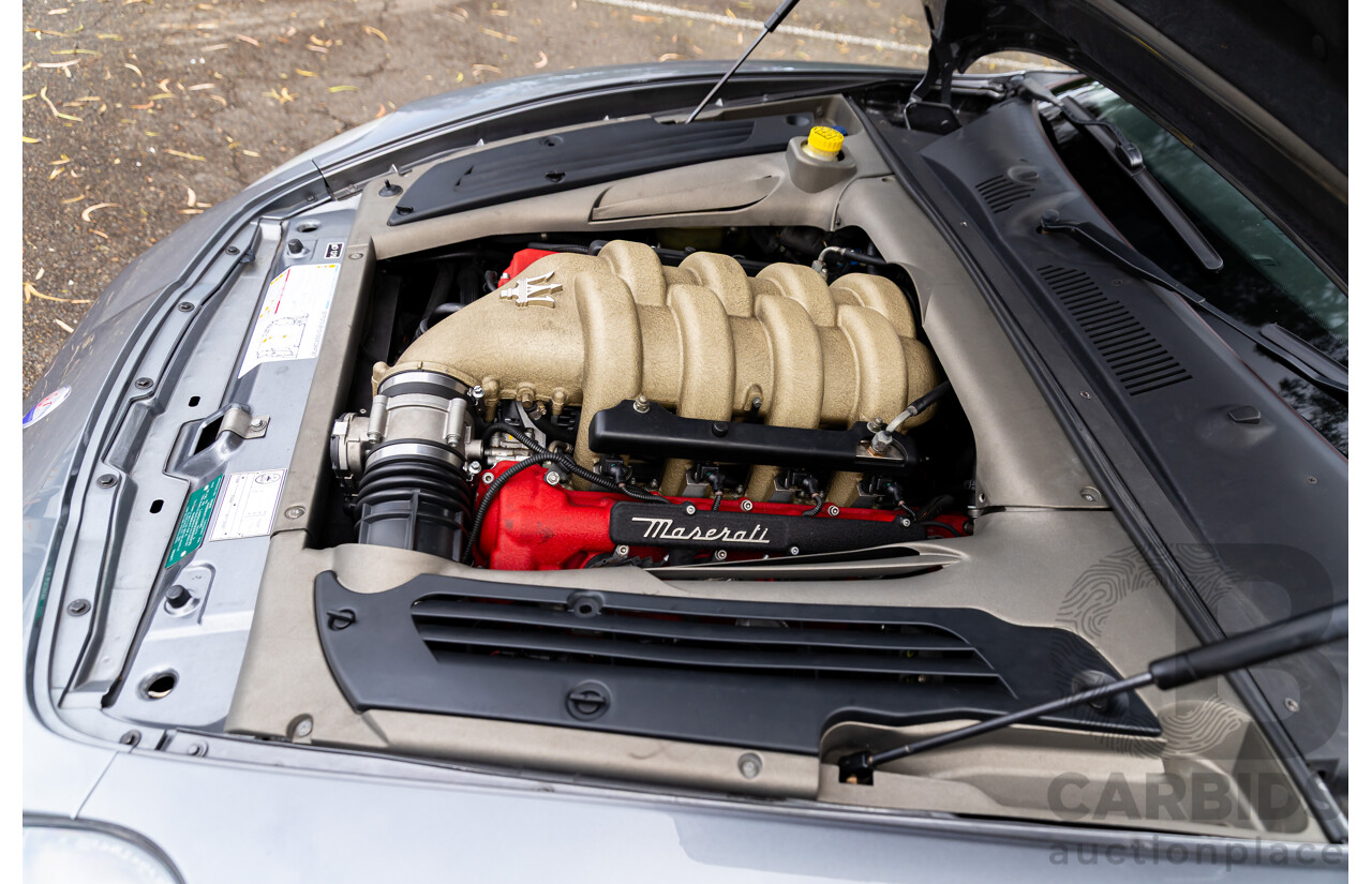 7/2005 Maserati Coupe Cambiocorsa 2d Coupe Grigio Alfieri Metallic Grey V8 4.2L