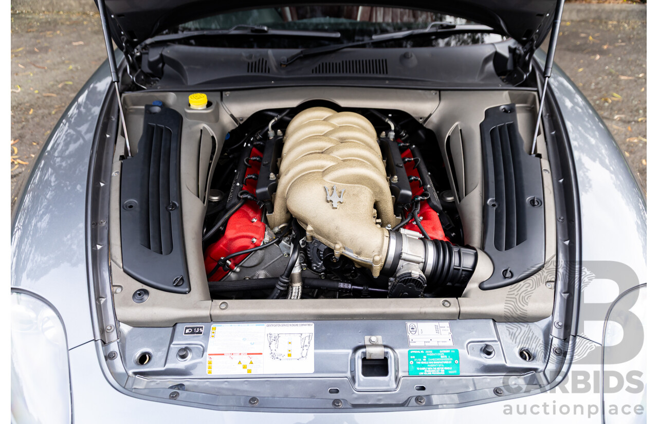 7/2005 Maserati Coupe Cambiocorsa 2d Coupe Grigio Alfieri Metallic Grey V8 4.2L