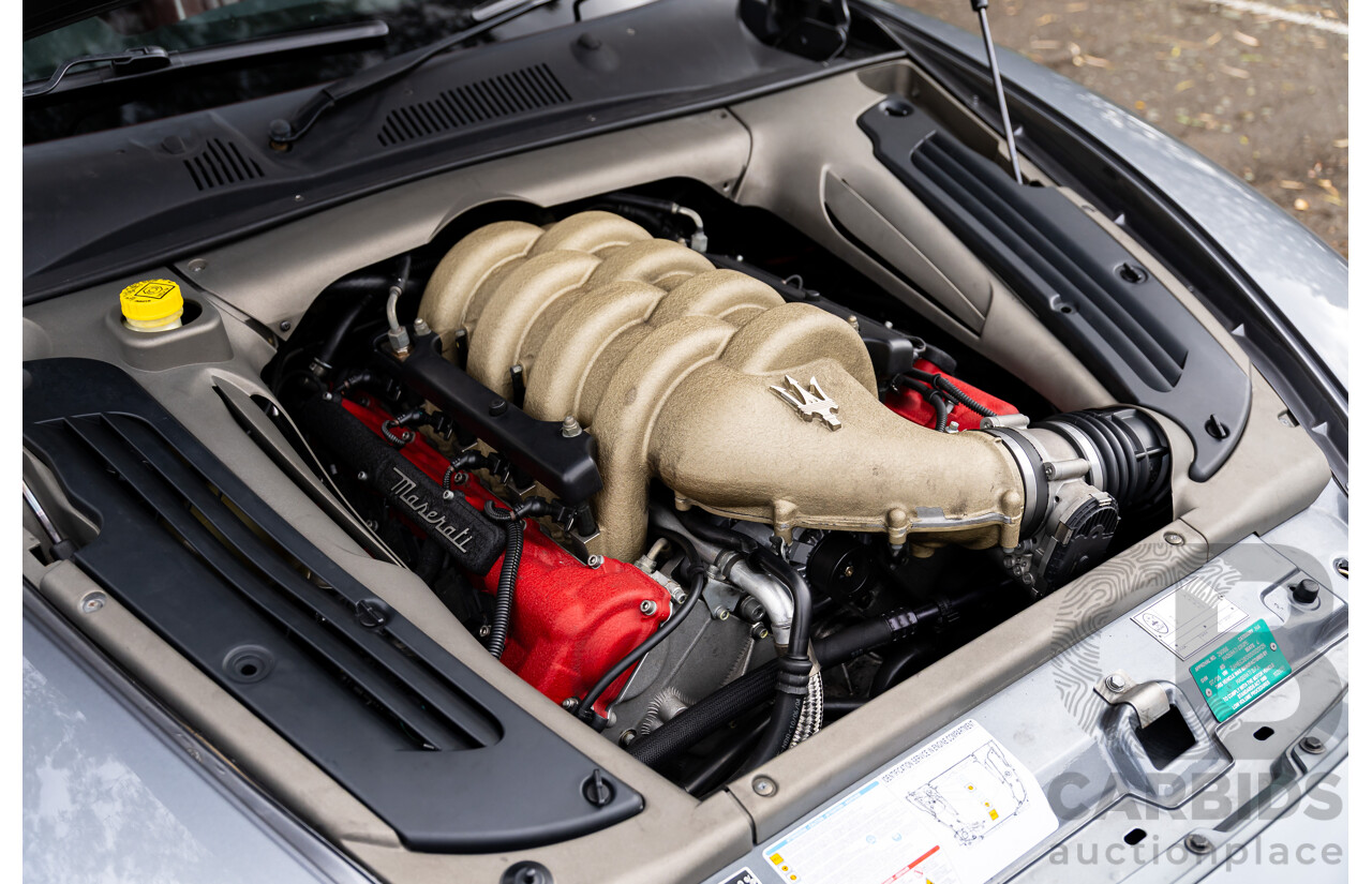 7/2005 Maserati Coupe Cambiocorsa 2d Coupe Grigio Alfieri Metallic Grey V8 4.2L