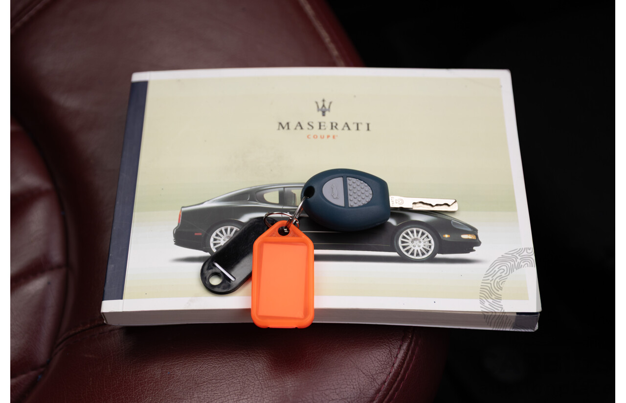 7/2005 Maserati Coupe Cambiocorsa 2d Coupe Grigio Alfieri Metallic Grey V8 4.2L