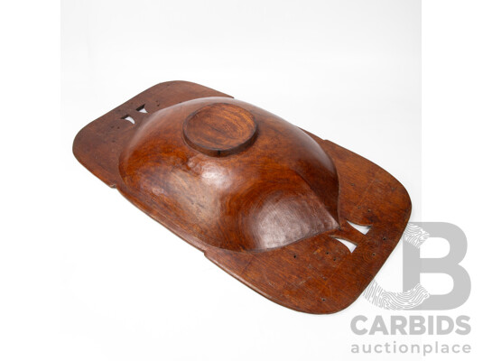 Large Hand Carved Polynesian From the Trobriand Islands