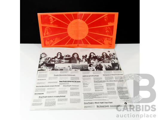Collection of Six Deep Purple LP Records