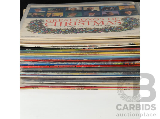 Large Collection of Popular Music LP Records