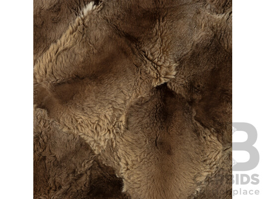 Vintage Kangaroo Patchwork Rug
