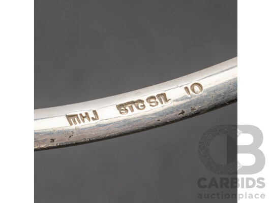 925 Sterling Silver Bangles - Lot of 2, 41.01gms