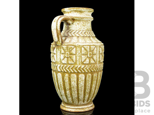Large Mid-Century West German Pottery Floor Vase by Bay Keramik, Model 73-45