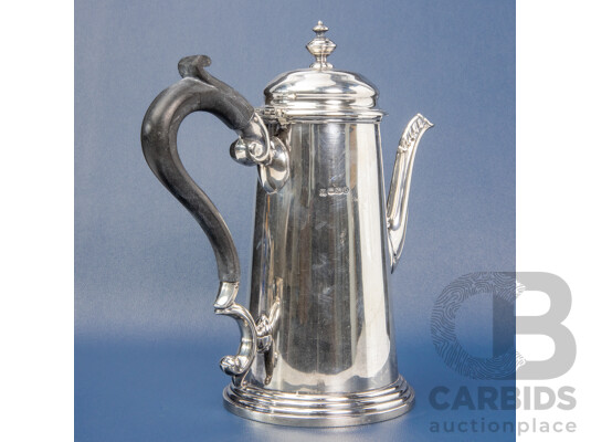 Sterling Silver Coffee Pot, Martin Hall & Co Ltd, Sheffield, 1931