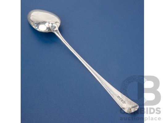 Antique Sterling Silver Serving Spoon, London, 1786