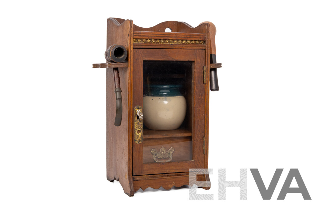 Vintage Timber Tobacco Cabinet
