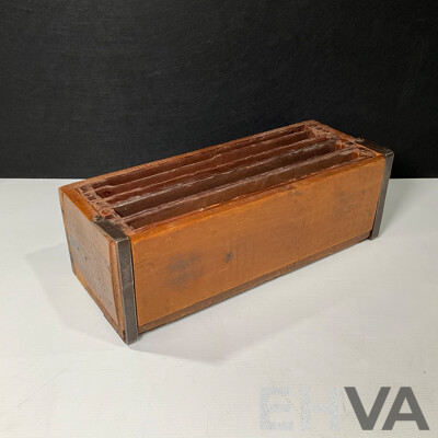 Vintage Tobacco Drying Box with Internal Drawers