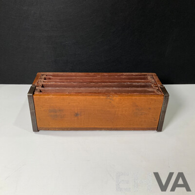 Vintage Tobacco Drying Box with Internal Drawers