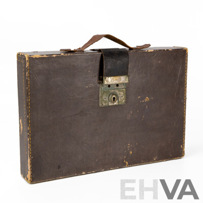 Vintage Mahjong Set in Leather Case