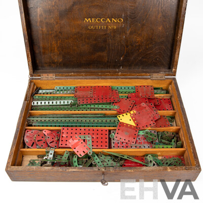 Vintage Meccano Outfit No. 9 in Original Box
