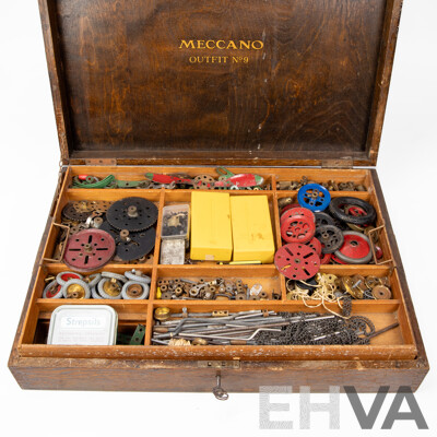 Vintage Meccano Outfit No. 9 in Original Box