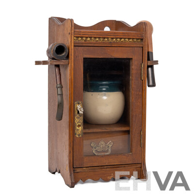 Vintage Timber Tobacco Cabinet
