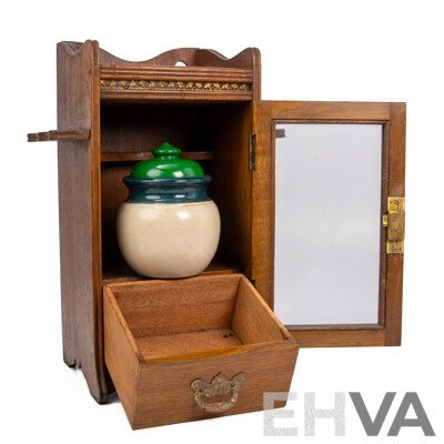 Vintage Timber Tobacco Cabinet