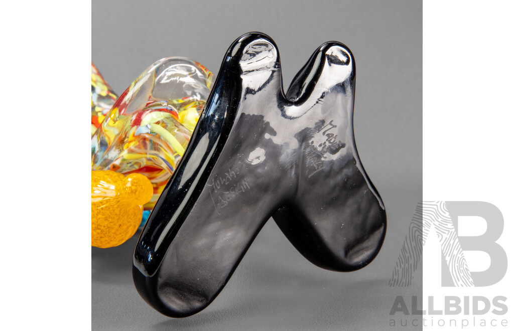Hand Blown Murano Glass Clown Figure