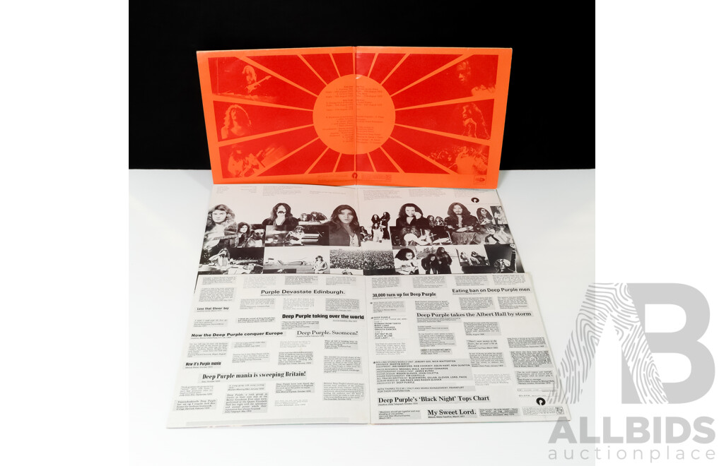 Collection of Six Deep Purple LP Records