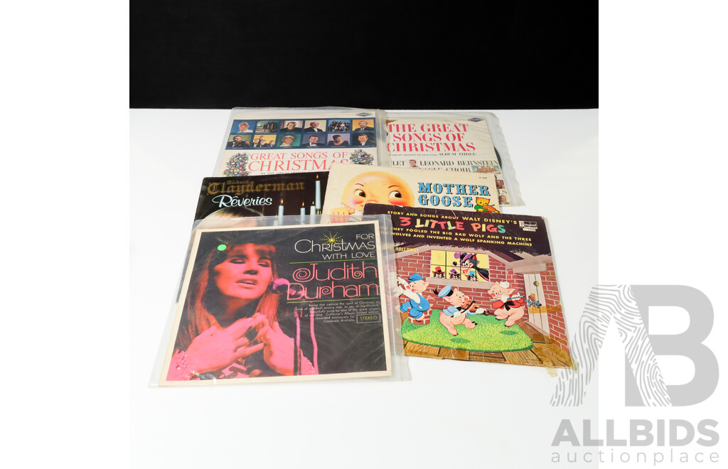 Large Collection of Popular Music LP Records