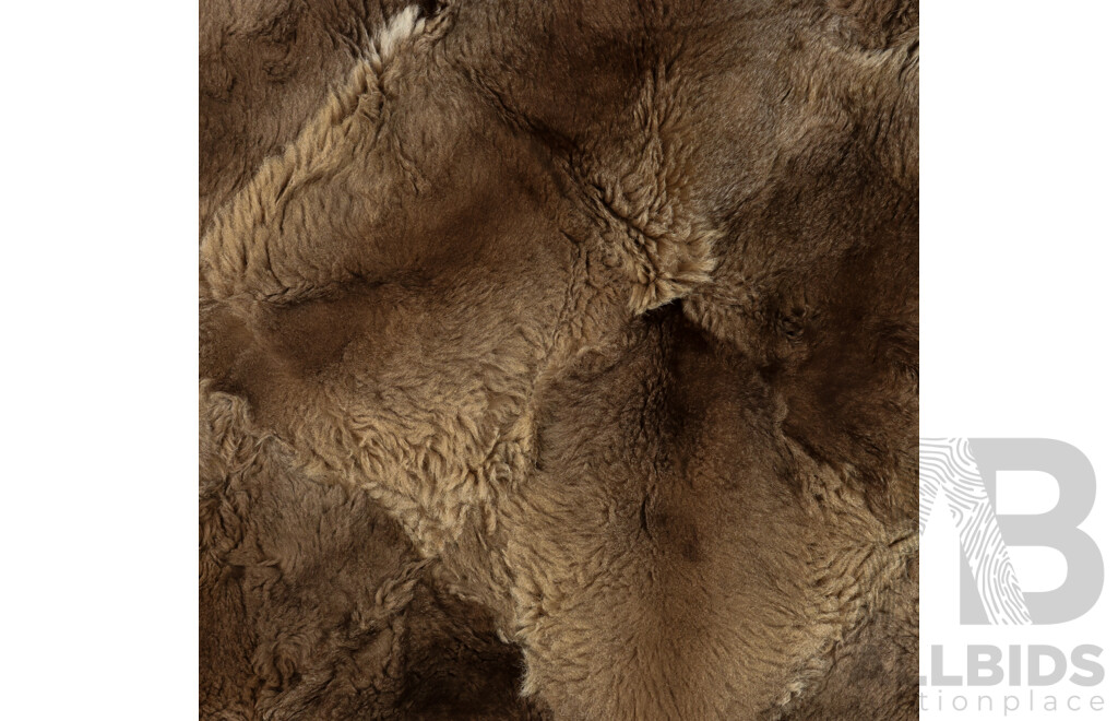 Vintage Kangaroo Patchwork Rug