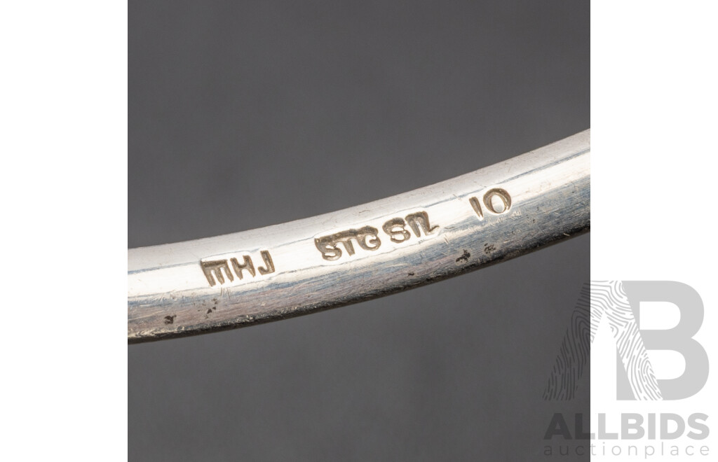 925 Sterling Silver Bangles - Lot of 2, 41.01gms