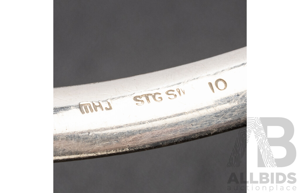 925 Sterling Silver Bangles - Lot of 2, 41.01gms