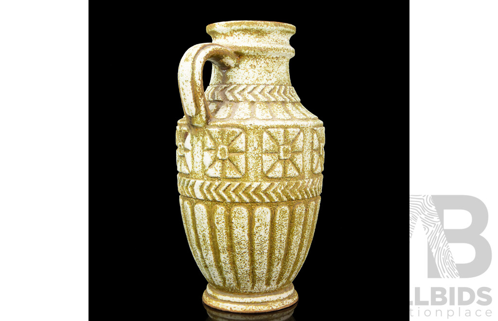 Large Mid-Century West German Pottery Floor Vase by Bay Keramik, Model 73-45