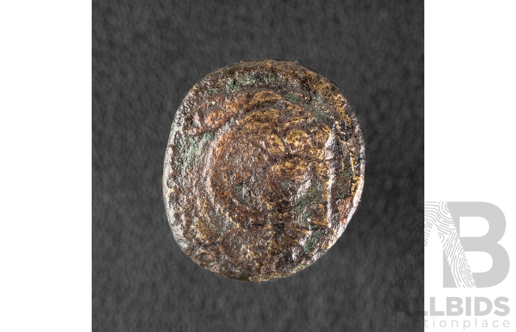Kingdom of Macedonia Kassander 305-297BC Bronze Dichalkon