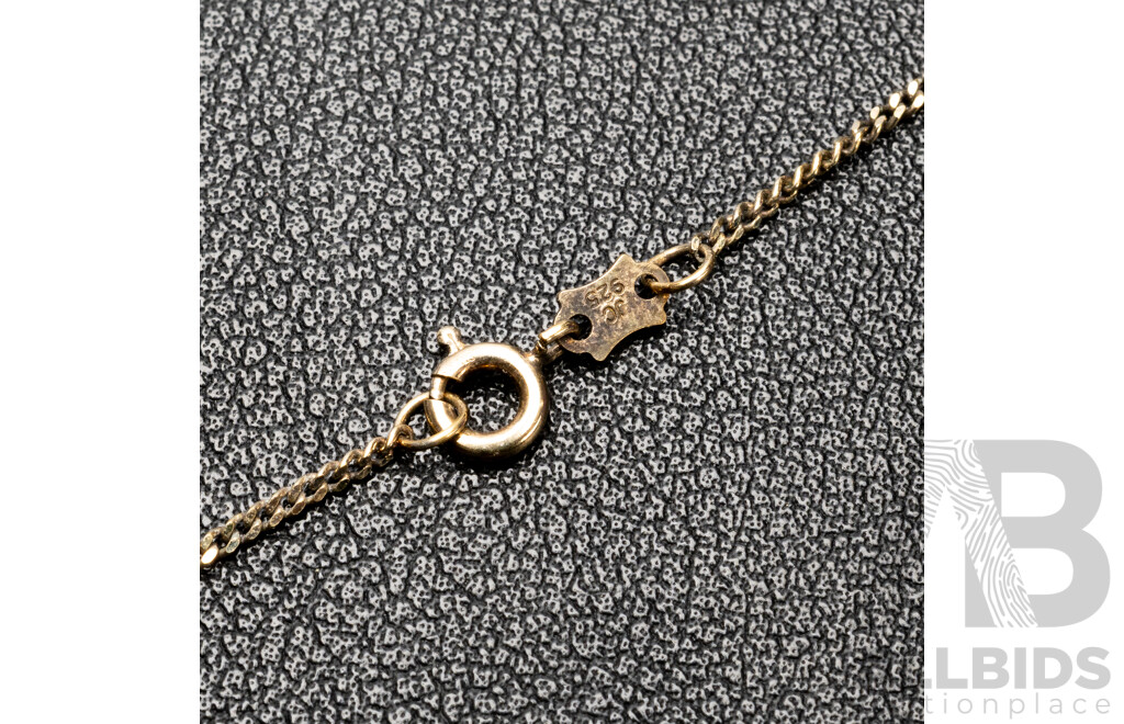 Collection of 925 Sterling Silver Necklace, Ring, Toggle & Clasp