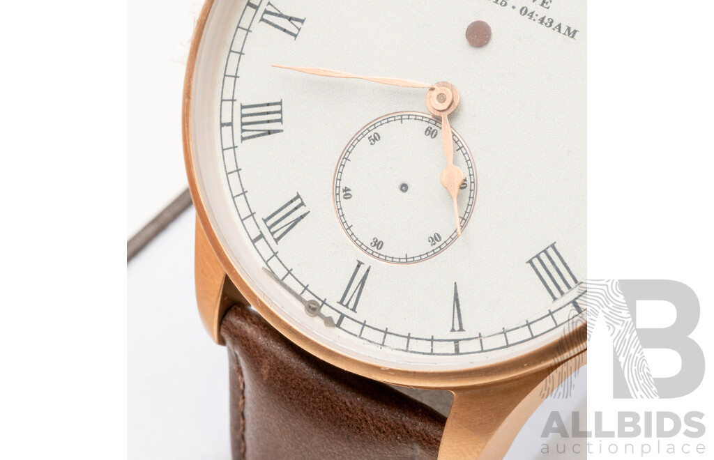 Rose Gold Tone Gallipoli Diggers Watch From the Bradford Exchange