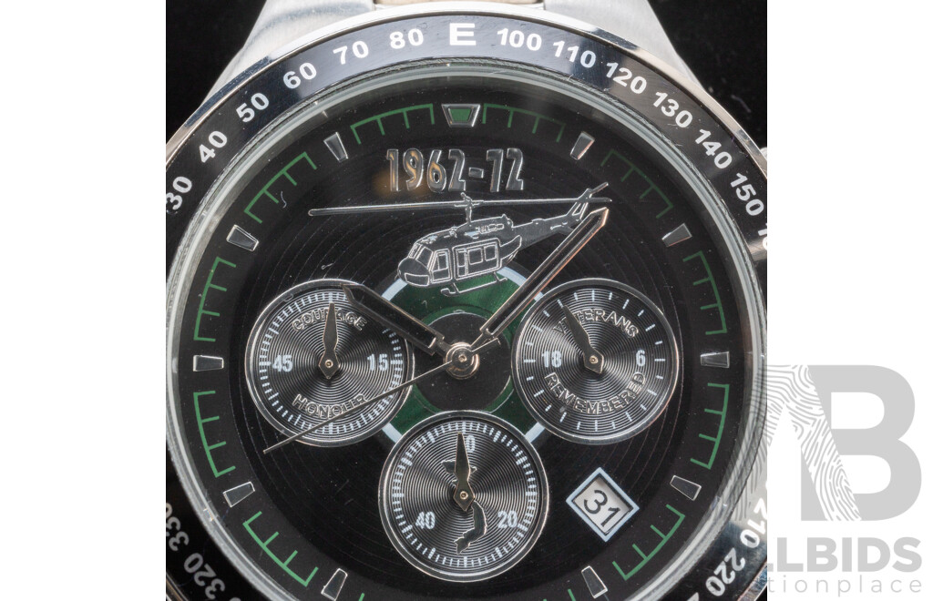 Vietnam Commemorative Watch, 6th Battalion RAR, Quartz Movement