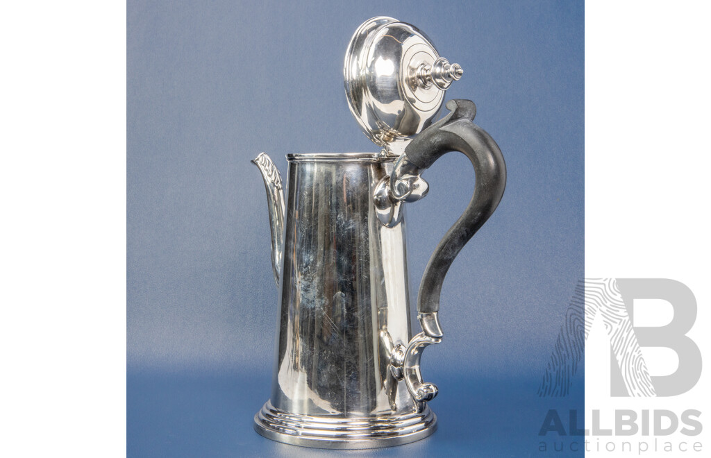 Sterling Silver Coffee Pot, Martin Hall & Co Ltd, Seffield, 1931