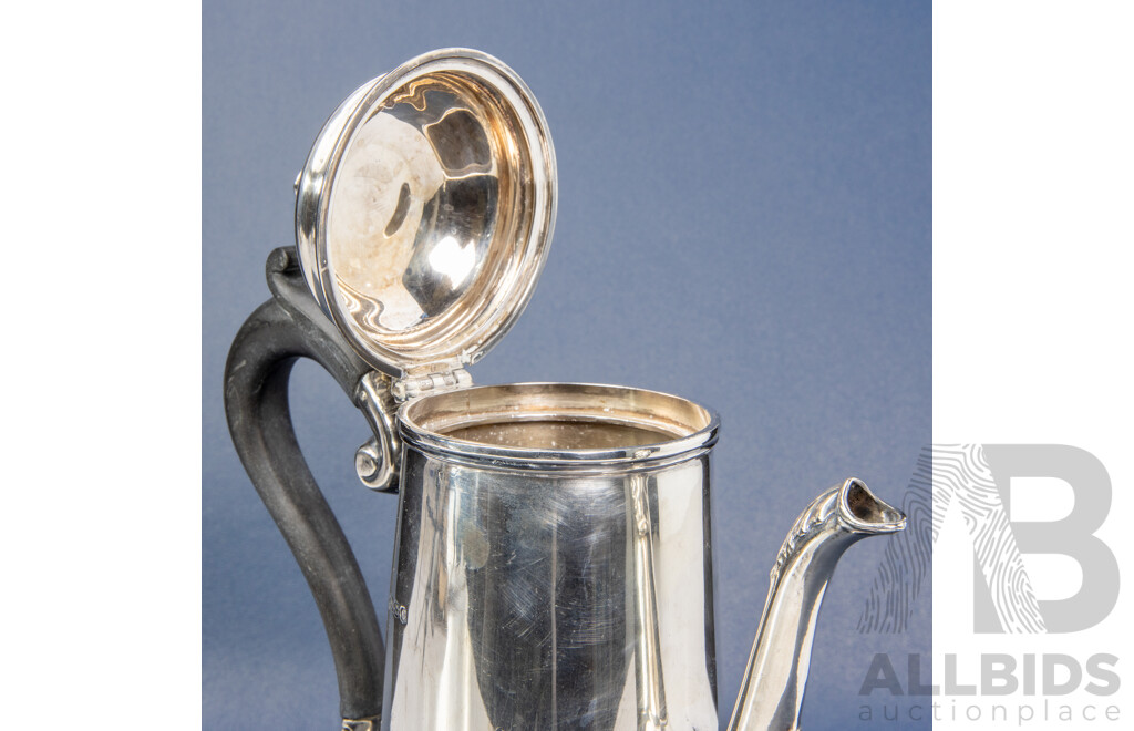 Sterling Silver Coffee Pot, Martin Hall & Co Ltd, Seffield, 1931