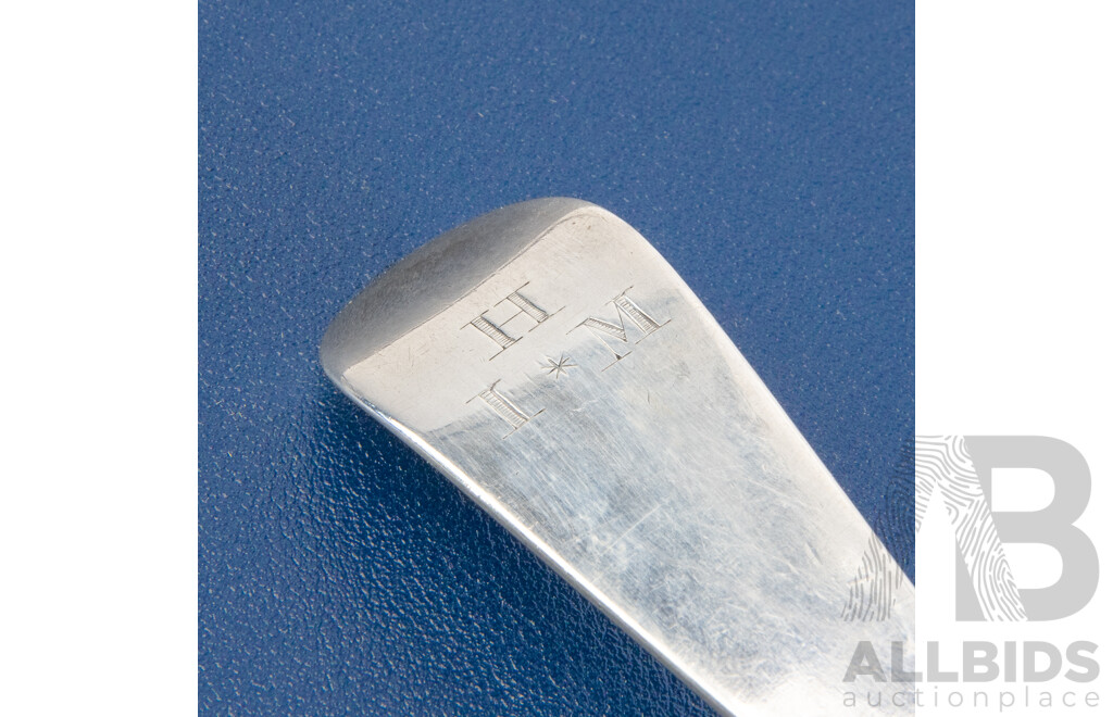 Antique Sterling Silver Serving Spoon, London, 1786