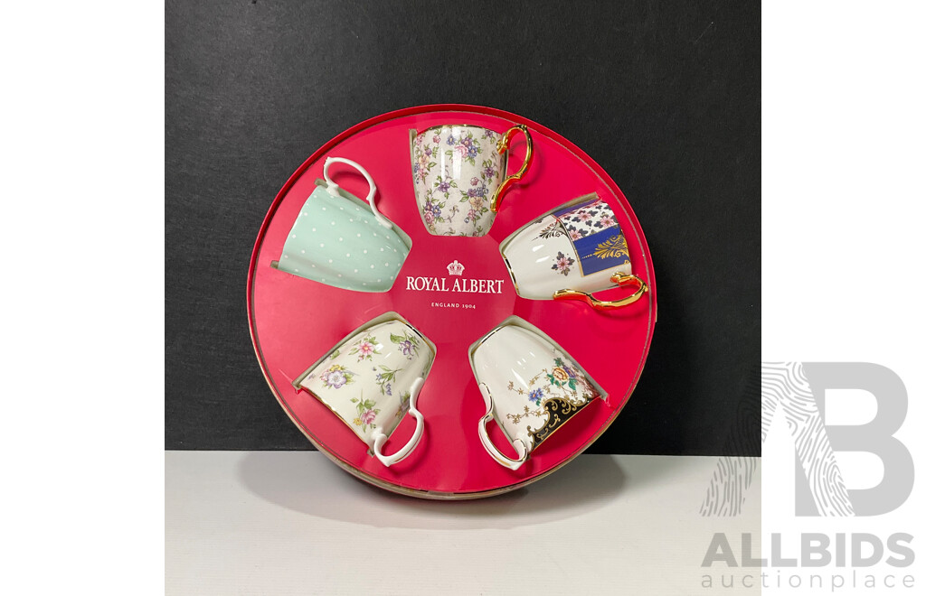 Royal Albert England 100 Years Anniversary Collection Cups