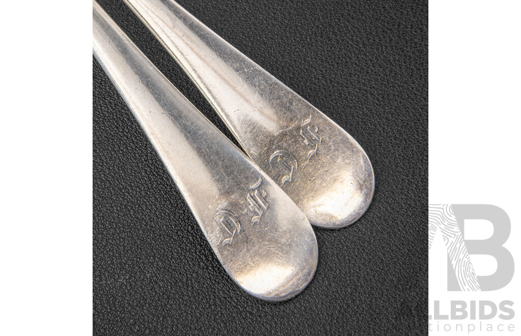 Two Antique Sterling Silver Forks, Possibly by William Cripps, London