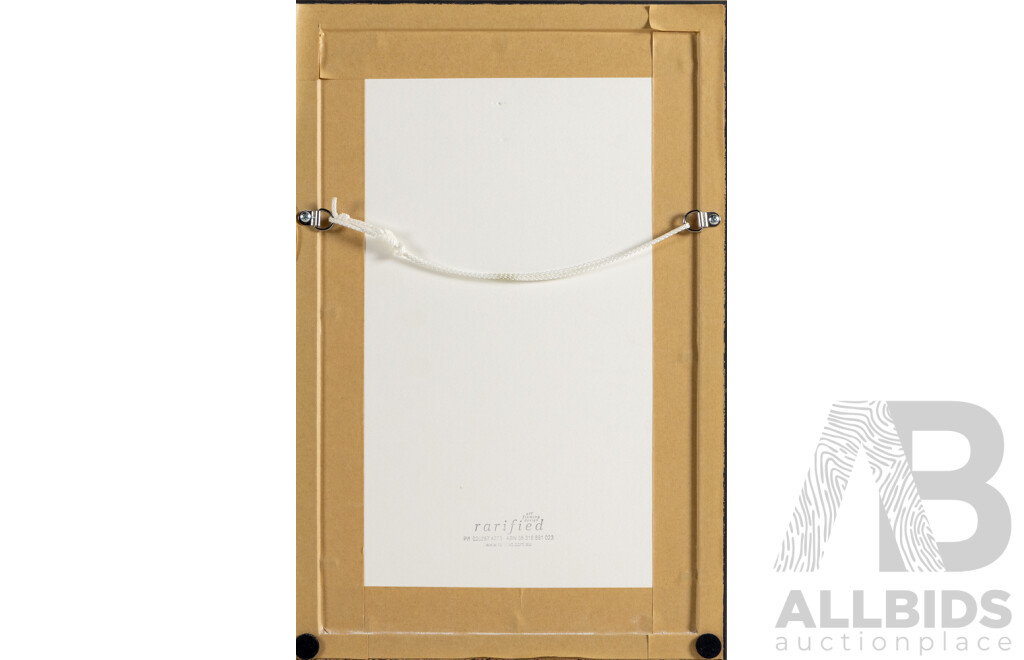 Signed Indistinctly, (20th Century), Reflecting On..., Original Colour Etching, 42 x 28 cm (frame)