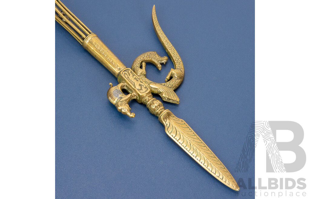 Good Reproduction Brass Ankus Elephant Goad