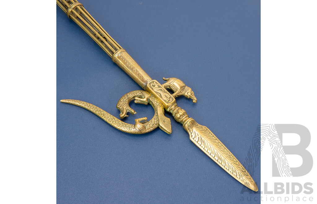 Good Reproduction Brass Ankus Elephant Goad