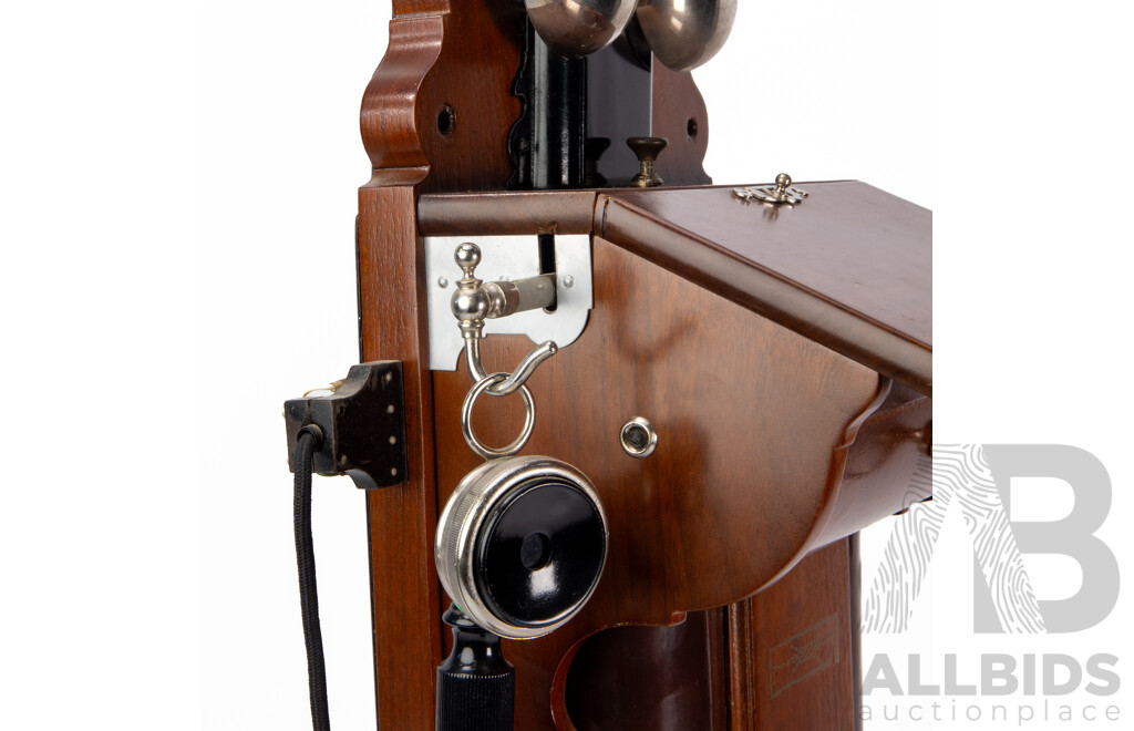 Vintage Wall Mount Commonwealth Ericsson Rotary Phone