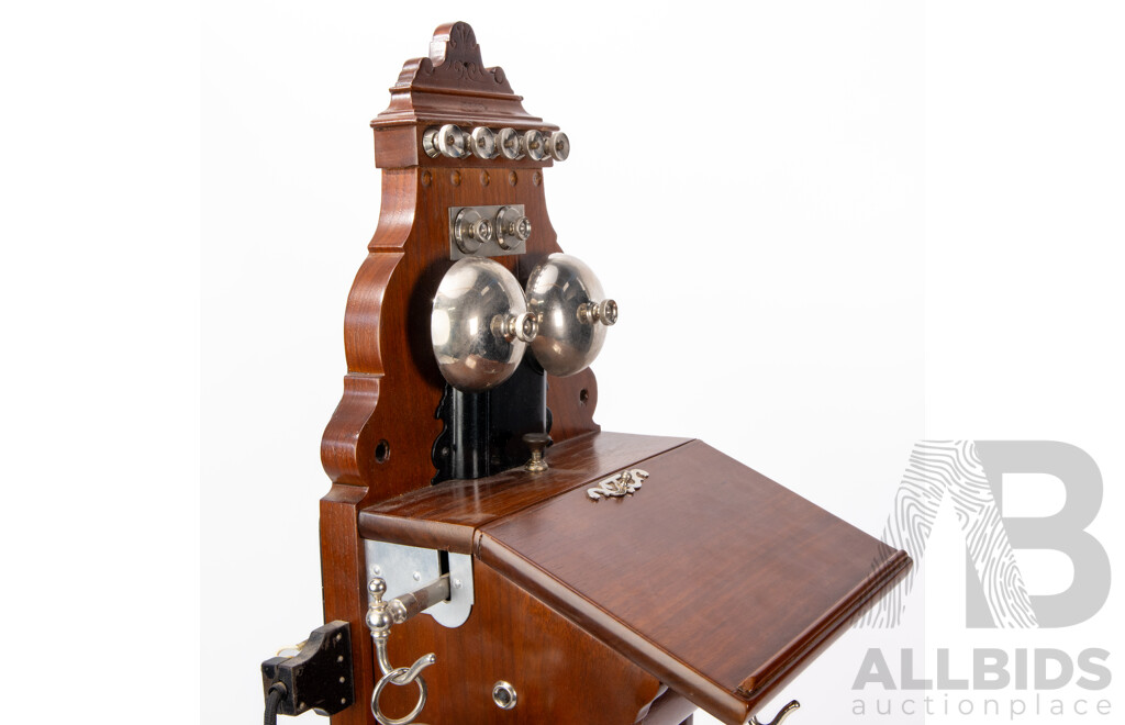 Vintage Wall Mount Commonwealth Ericsson Rotary Phone