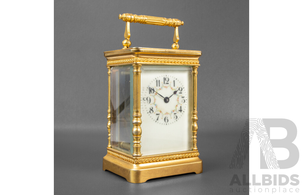 French Brass Carriage Clock