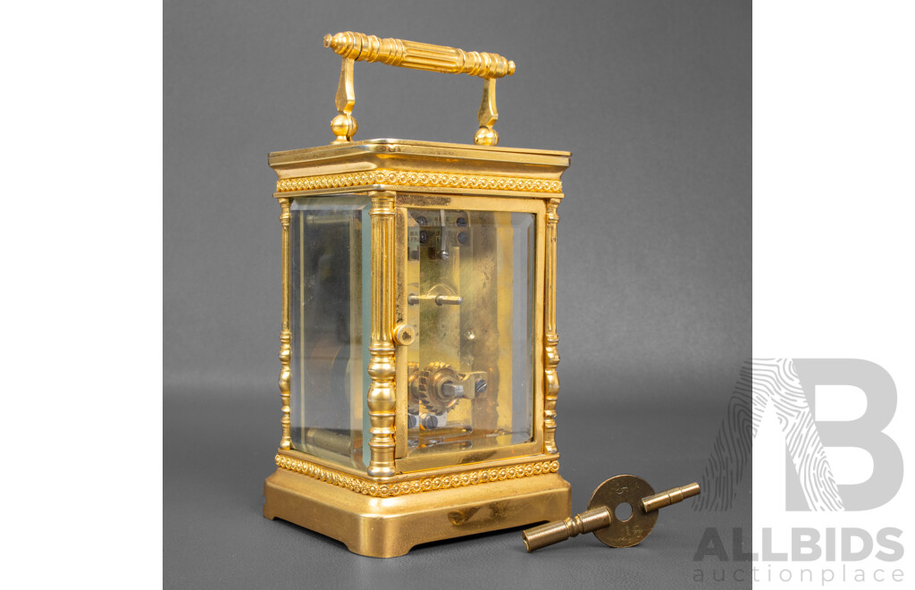 French Brass Carriage Clock