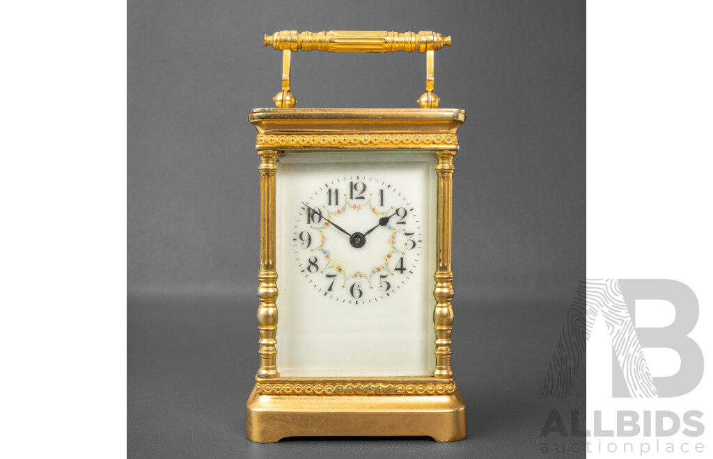 French Brass Carriage Clock