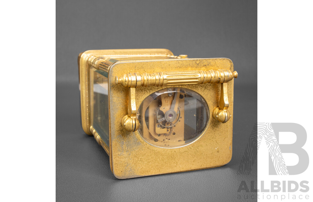 French Brass Carriage Clock