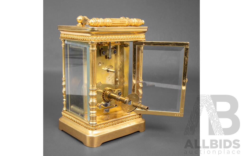 French Brass Carriage Clock